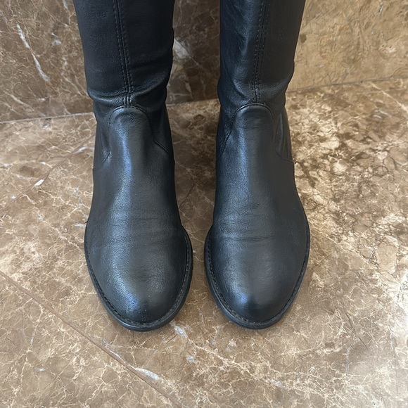 Stuart Weitzman Over-the-Knee Lowland Boots Black Size 5 EUC - Picture 3 of 12